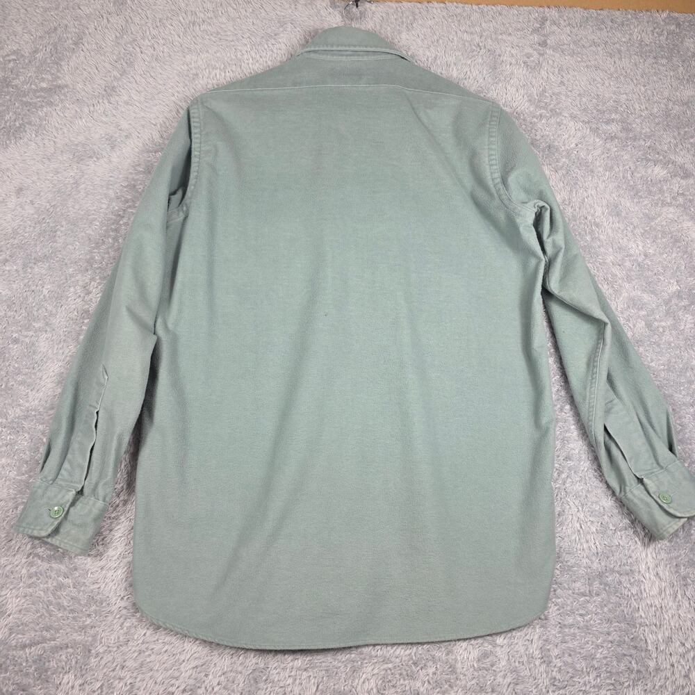 Vintage L.L. Bean Men's Chamois Cloth Button Down Shirt - Picture 4 of 7